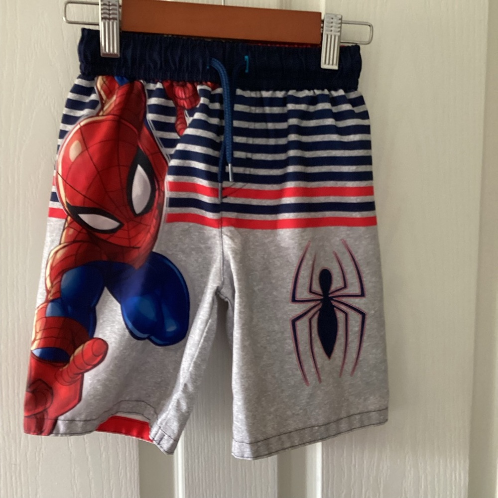 Spider-Man swim trunks size small